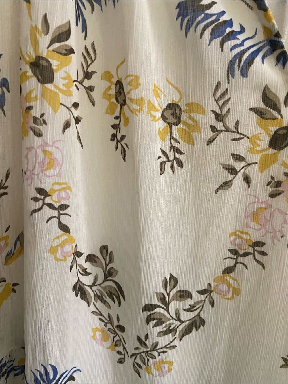 NWT Arula Size B 2X Ivory Floral Tiered Maxi Dress Boho - Picture 6 of 13